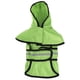 thumbnail image 1 of Chubasquero para perros Poliéster Chaqueta con capa de lluvia para mascotas Raya reflectante Impermeable Transpirable Verde brillante L, 1 of 5