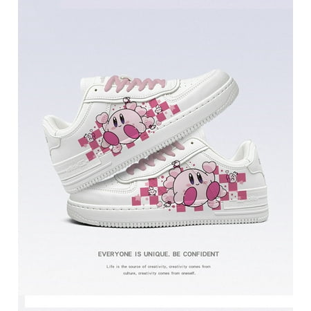 

Kirby Casual Sneakers Cartoon Women s Flat Shoes Travel Sports Cute And Versatile Skateboard Shoes