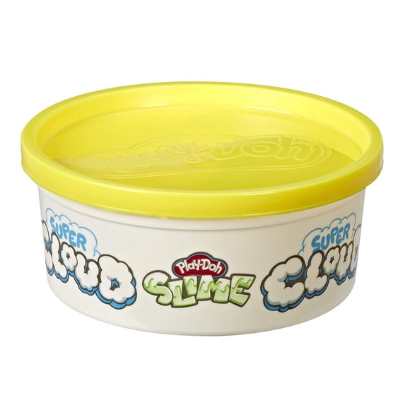 Slime Play-Doh Super Cloud Yellow Fluffy para niños mayores de 3 años