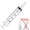 20ml, variant on Plastic Syringes 20ml 60ml 100ml for Liquid Transfer Lab Plant Pet Care