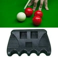 thumbnail image 3 of Hyasfey Pool Cue Holder Portable Weighted Cue Rest with Chalk Holder 4-Cues Billiard Cue Rack Mini Pool Stick Holder for Table, 3 of 6