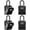 Pure Black, variant on Lock Box, Key Lock Box Wall Mount & Portable Combination Lockbox with Resettable Code, Security Lockbox for Outside House Keys, Apartment Realtors Spare Keys Storage (1 Pack, Peacock Blue)