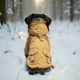 thumbnail image 3 of Double Layer Fleece Dog Jumpsuit - Collar Design, Warm - for Small Dogs (Teddy), Machine Washable, Winter/Cold Weather, 3 of 4