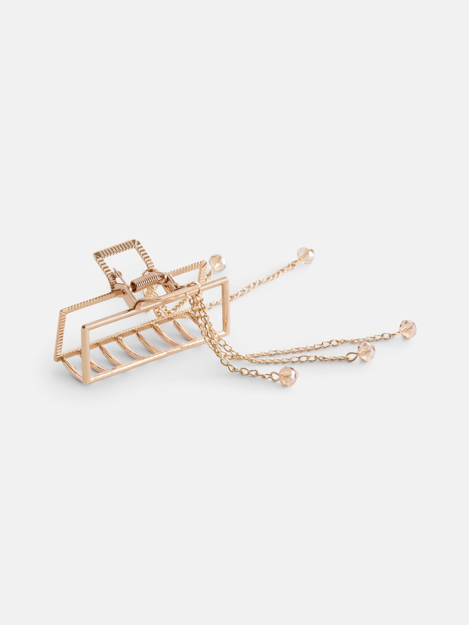 No Boundaries Chain and Bead Hair Claw Clip, Women's