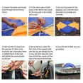 thumbnail image 4 of TFixol Portable Inflatable Boat Canopy with Sunshade, Waterproof Fishing Tent for Outdoor Use, Durable Fiber Material, Easy Setup with D-Buckles, Lightweight and Compact Design, Available in S/L, 4 of 6