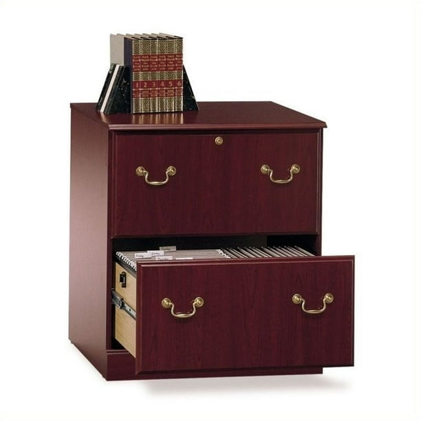 Pemberly Row Executive 2 Drawer Lateral File in Cherry