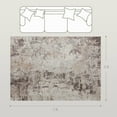 thumbnail image 6 of Resenkos 5x7 Machine Washable Area Rug - Non-Slip Modern Abstract Carpet for Living Room, Bedroom, Dining Room, Mixed-Brown, 6 of 7