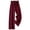 #04 Wine 【Mix & Match: Stock Up on Your Favorite Colors】, variant on Women's Soft Polyester Elastic Waist Loose Pants, Solid Color Bow Tie Design, Flattering Casual Fit, Versatile Summer Work Smart Casual & Daily Errands Wear, Comfortable Wide Leg