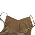 thumbnail image 6 of Aboser Womens Silky Satin Camisole Tops Trendy Shiny Party Shirt Stretchy Spaghetti Strap Cami Tank Top Comfy V Neck Undershirt Loose Fit Camisoles, 6 of 6