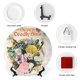 thumbnail image 3 of Los siete pecados capitales Plato decorativo de porcelana fina (bone china), plato decorativo de cerámica para hogar, oficina, soporte de pared, platos decorativos para dormitorio - 6 pulgadas (15 cm), 3 of 6