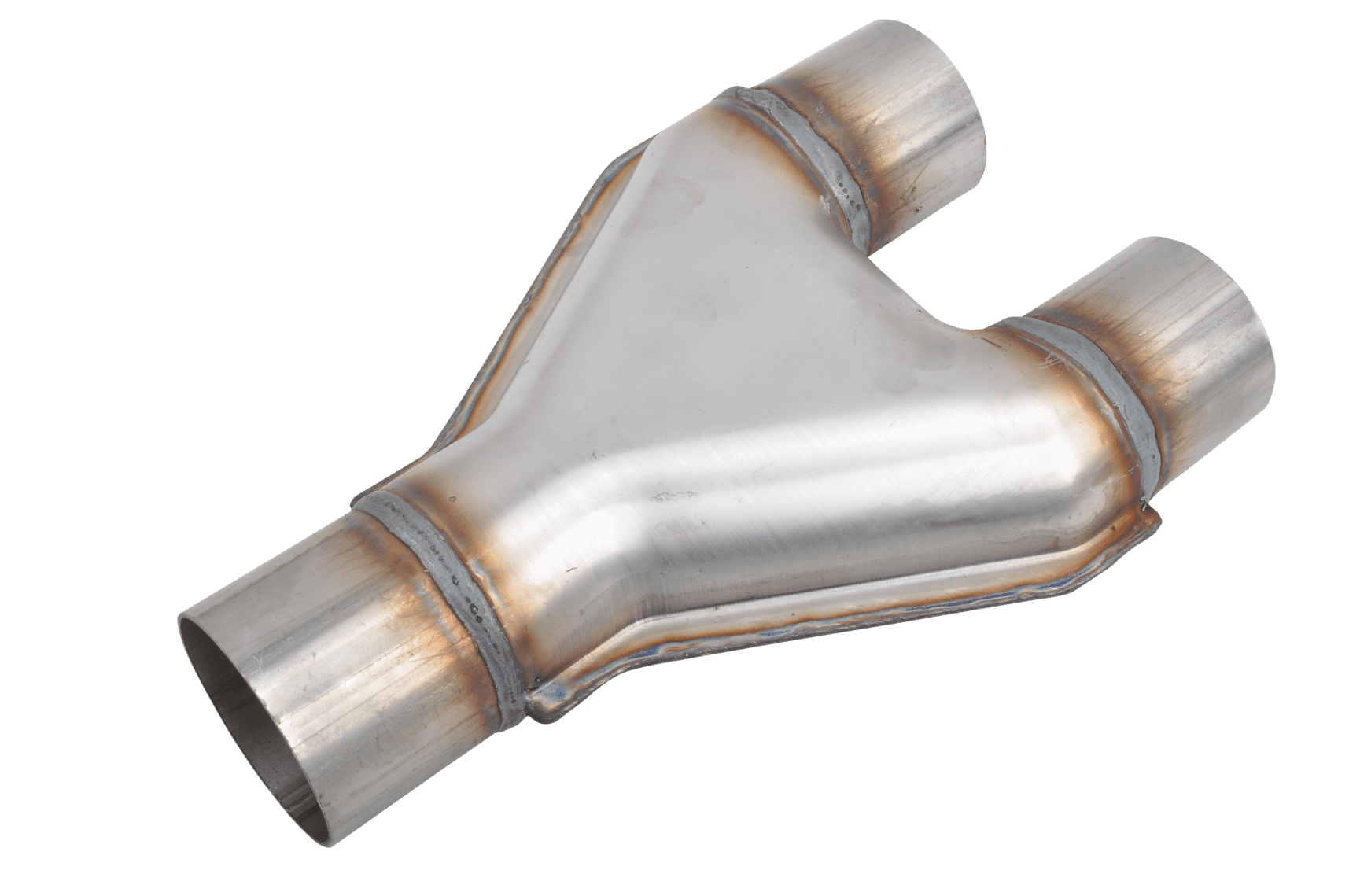 FGJQEFG T409 Stainless SteelExhaust Stamped Y Pipe 2.25'' Inch ID