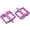 Purple, variant on Yihuala Light weight Bicycles Platform Pedals 3 Seal Bearings Nonslip Bicycles Pedals for Mountain Cycling Road Bicycles