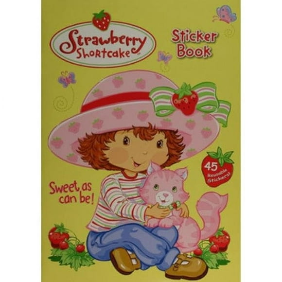 Strawberry Shortcake Livre d'Autocollants Magiques
