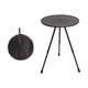 thumbnail image 4 of Mesa plegable de tres patas para camping, color negro, 4 of 9