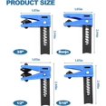 thumbnail image 2 of Car Brake Oil Pipe Plug, 4PCS Vehicle Automatic Fluid Line Stop Clamp Set with 2 S-Hooks, Prevent Spills Automotive Tubing Nozzle Hose Tool, Universal for SUV RV Truck -, 2 of 6