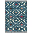 thumbnail image 6 of iOhouze Area Rug 3'x5' Washable Rugs Kitchen Rugs Ultra Soft Print Distressed Geometric Thin Bedroom Rug for Entryway Living Room, Teal, 6 of 7