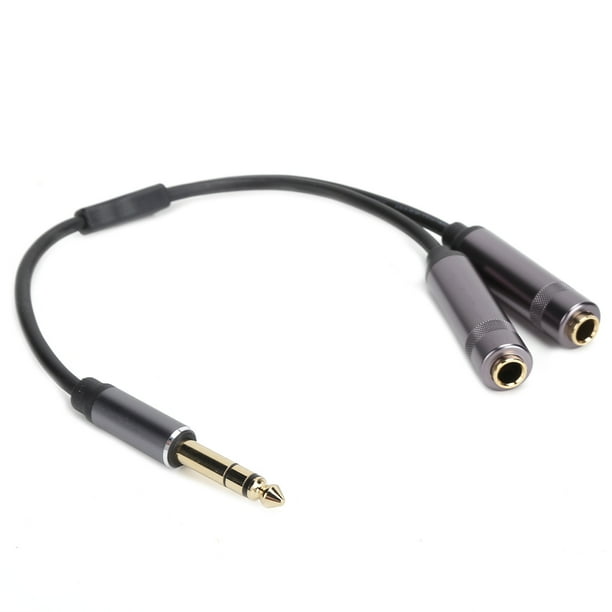 Audio Adapter Cable, Better Conductivity Audio Splitter Cable Oxidation Resistance Goldplated