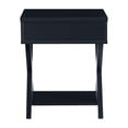 thumbnail image 3 of Furniture of America Fabienne Lift-Top End Table, Black, 3 of 7