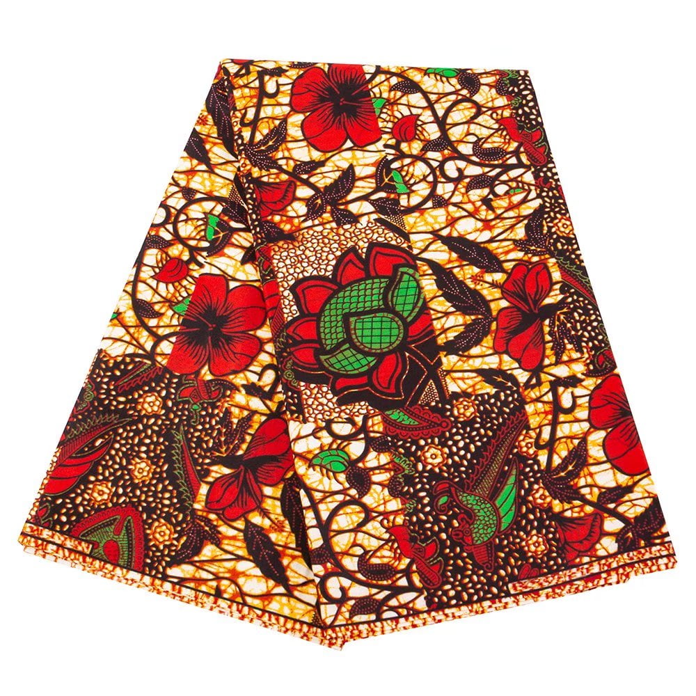 BintaRealWax 6 Yards African Fabric Polyester Ankara fabrics FP6446