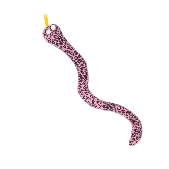 Realistic 15in Faux Snake Plush Cat Toy with Embedded Organic Catnip, Bionic Morphology for Feline Stalking and Sensory Enrichment Interaction