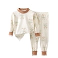thumbnail image 2 of QSXADF Unisex Boys and Girls Fall Winter Sweatshirt Set Graphic Long Sleeve Loose Top Pant 2 Piece Set For Home Wear Children Clothing Set, 2 of 5