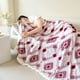 thumbnail image 1 of Manta doble de tafetán hueco catiónico de lana de cordero | Manta suave y cálida para oficina, sofá o cama | Acogedora manta para dormir en interiores durante la temporada de frío, 1 of 7