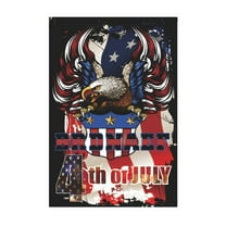 LanSuare 4th of July Patriotic Stars and Stripes Eagle Garden Flag Memorial Day Independence Day Summer Holiday Outdoor Outside Decoration