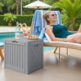 thumbnail image 5 of Patiowell 40 Gallon Outdoor Deck Box, Lockable Weatherproof Plastic Storage with Handles for Patio, Garden, Pool, 5 of 7