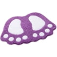 thumbnail image 4 of Cute Foot Pads Soft Microfiber Bathroom Rug Non Slip Doormat Cute Large Doormat Absorbent Carpet For Bedroom Kitchen Carpet-Lila-58 X 88 Cm, 4 of 7