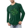 thumbnail image 1 of Blusas y camisas de manga larga con cuello redondo para hombre, deportivas, fitness, hogar, pijamas navideños estampados, camiseta de manga larga con cuello redondo, blusa de poliéster para hombre, 1 of 3