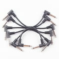 thumbnail image 5 of BIBABLYKE 3/6Pcs Electric Guitar Effect Pedal Patches Cable Cord Right Angle Pedal Board Cables Musical Instrument Accessories, 5 of 8