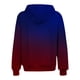 thumbnail image 5 of Sudadera con capucha de manga larga para mujer, informal, con capucha, de poliéster, con bolsillos, blusa estampada a la moda, 5 of 6
