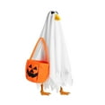 thumbnail image 4 of Halloween Goose Costume Set for Yard Decor, 23" Lawn Goose Outfit with Witch/Ghost Themes, Waterproof Outdoor Decoration (Styles D), 4 of 9