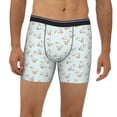 thumbnail image 2 of Men'S Boxer Briefs, Cartoon Cute Duck Green Soft And Breathable Mens Underwear Boxer Briefs With Widen Waist, 2 of 2