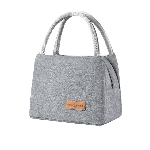 Bolsa de almuerzo Bolsa de mano Bolsa de almuerzo para mujer Fiambrera Contenedor de almuerzo aislado