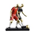 thumbnail image 2 of Figura de resina de jugador de fútbol, ​​estatua coleccionable, artesanía, escultura para pasillo, hogar. 10x6x115 cm, 2 of 9