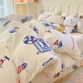 thumbnail image 5 of Juego de ropa de cama de algodón Miniso Sanrio Kuromi Pochacco, juego de cuatro piezas, Sábana de cubierta de dibujos animados, dormitorio de estudiantes, juego de tres piezas, regalo para niña, 5 of 5