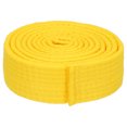 thumbnail image 1 of Uxcell Polyester Taekwondo Colored Ranking Belt For Practitioners Yellow 1.57"x7.2', 1 of 5
