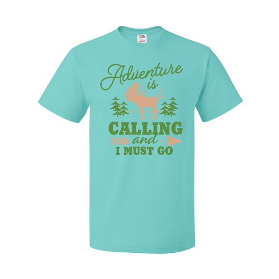 Inktastic Vintage Adventure is Calling and I Must Go with Moose T-Shirt