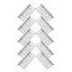 thumbnail image 4 of Heavy Duty Child Hinge Cabinet Door Hinges for Kitchen Wardrobe 10Pcs Iron, 4 of 5
