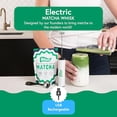 thumbnail image 2 of MatchaBar Electric Milk Frother Hand Blender - Stainless Steel Electric Matcha Whisk, Handheld Drink Mixer for Coffee, Greens & Protein - Easy to Clean USB Rechargeable, Dual Speed Immersion Blender, 2 of 5