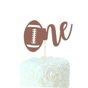 Football First Birthday Cake Topper Game Day Party Decorations Touchdown Smash Tailgate NFL Party Supplies Super Bowl Sunday Photo Booth Props