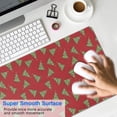 thumbnail image 4 of Long Mouse Pads for Desk,Red Christmas Tree Pattern Desk Mats on Top Of Desks, Desk Mouse Pad Extra Large with 3mm Non-Slip Base and Stitched Edge for Gaming,Office,Work,Home 31.5x11.8in, 4 of 5