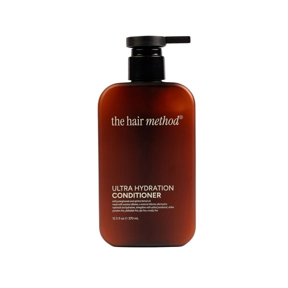 The Hair Method Ultra Hydration Conditioner Pomegranate And Apricot Kernel Oil with Pump, 12.5 oz