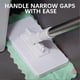 thumbnail image 3 of Hands-Free Cloth Changing Mini Mop Disposable Wet Wipes Dust Mop with 4 Reusable Cloths, 3 of 5
