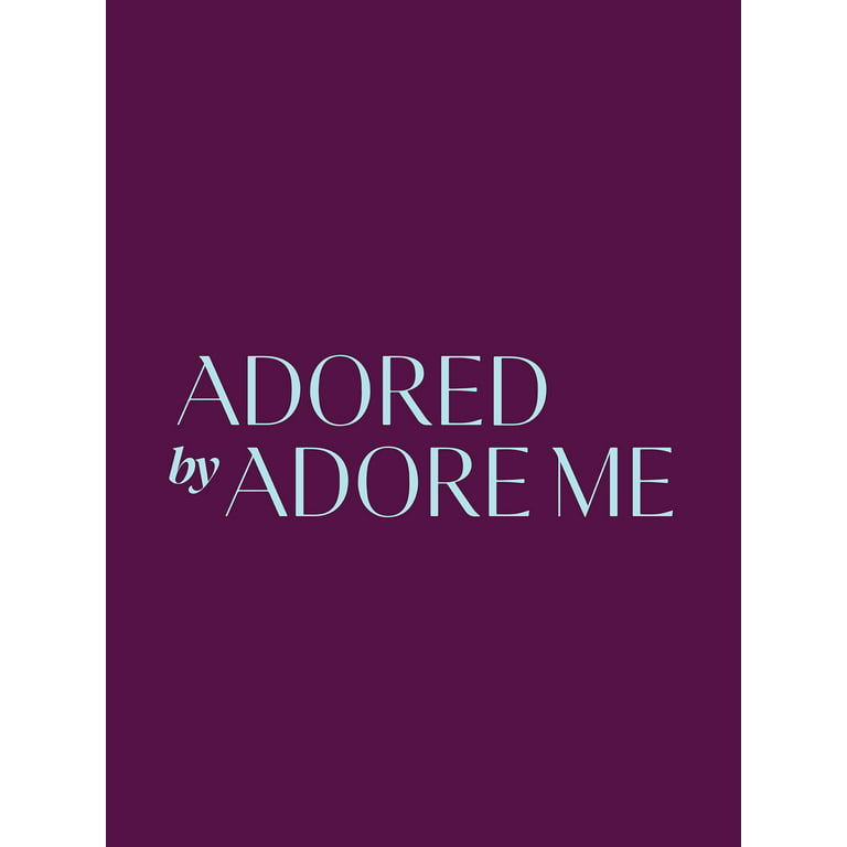 Adored by Adore Me Women's Payal Longline Underwire Floral Lace Demi Cup  Bra 