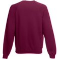 thumbnail image 2 of Fruit Of The Loom - Sudadera con mangas raglan Modelo Belcoro® hombre caballero (Burdeos), 2 of 2