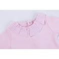thumbnail image 4 of Briobebe  Pink Cotton Ruffle Bodysuit, 4 of 5