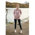 thumbnail image 5 of 6 Buttoned Cardigan Sweater For Women Made By Aran Woollen Mills, Pink, Small, 5 of 8