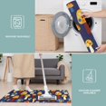 thumbnail image 6 of Colorful Spotted Mushroom Dark Blue Pattern Kitchen Rugs Sets Of 3,Kitchen Runner Rugs Non Skid Washable,Decorative Kitchen Floor Mats for Kitchen,Sink,Laundry,17"x30"+ 17"x47" + 17"x59", 6 of 6